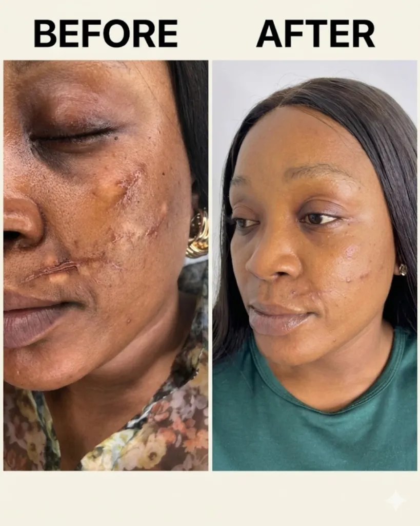 Acne scarring   face